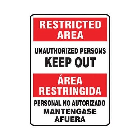 Accuform Safety Sign, SBMADC521XV SBMADC521XV